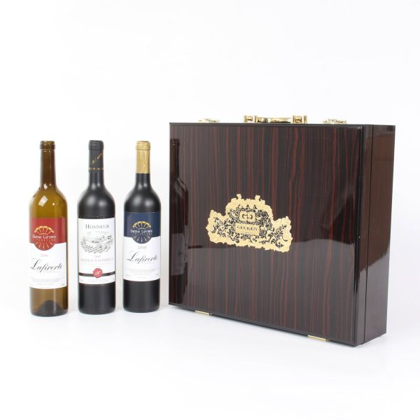 Custom Luxury Wooden Wine Box with High Gloss Lacquer Finish | Jialan Package - 图片 10