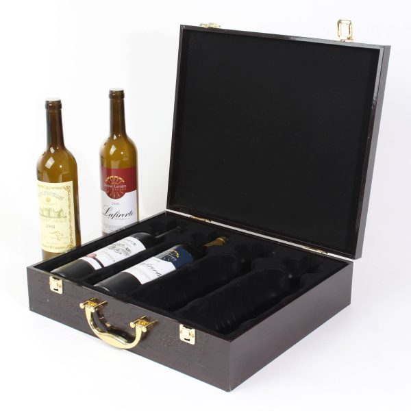 Custom Luxury Wooden Wine Box with High Gloss Lacquer Finish | Jialan Package - 图片 12
