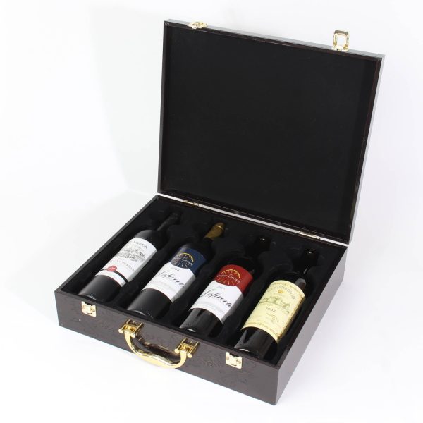 Custom Luxury Wooden Wine Box with High Gloss Lacquer Finish | Jialan Package - 图片 3