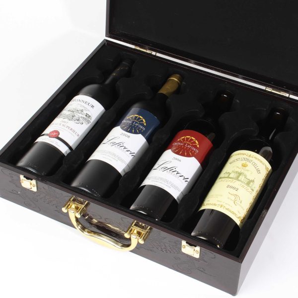 Custom Luxury Wooden Wine Box with High Gloss Lacquer Finish | Jialan Package - 图片 2