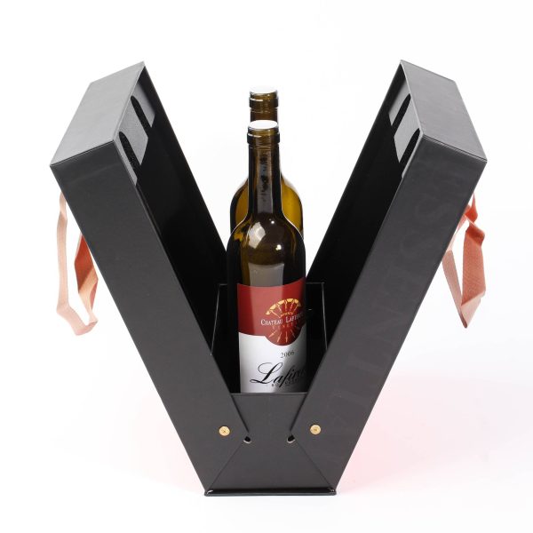 Luxury Double-Door Rigid Wine Gift Box – Custom Design by Jialan - 图片 9