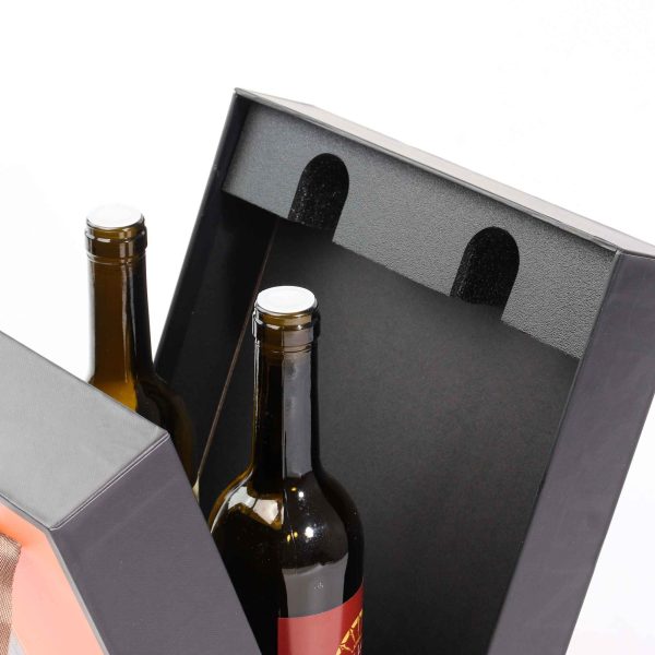 Luxury Double-Door Rigid Wine Gift Box – Custom Design by Jialan - 图片 7
