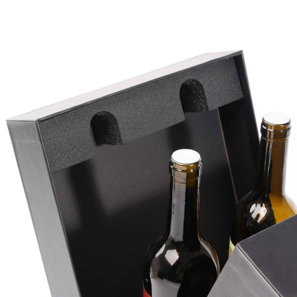 Luxury Double-Door Rigid Wine Gift Box – Custom Design by Jialan - 图片 6