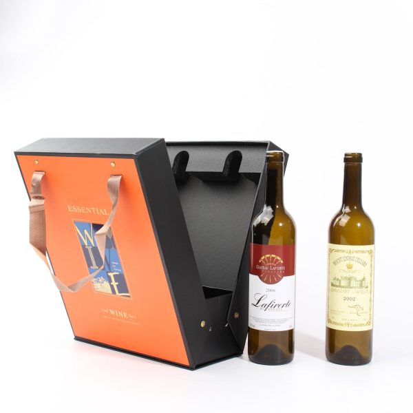 Luxury Double-Door Rigid Wine Gift Box – Custom Design by Jialan - 图片 5