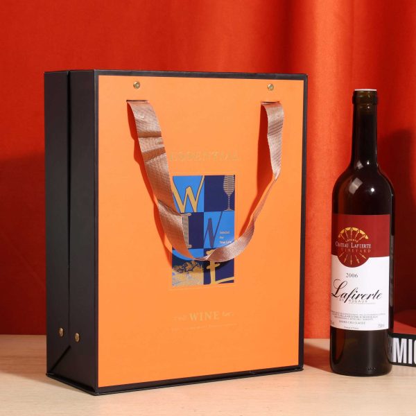 Luxury Double-Door Rigid Wine Gift Box – Custom Design by Jialan - 图片 4