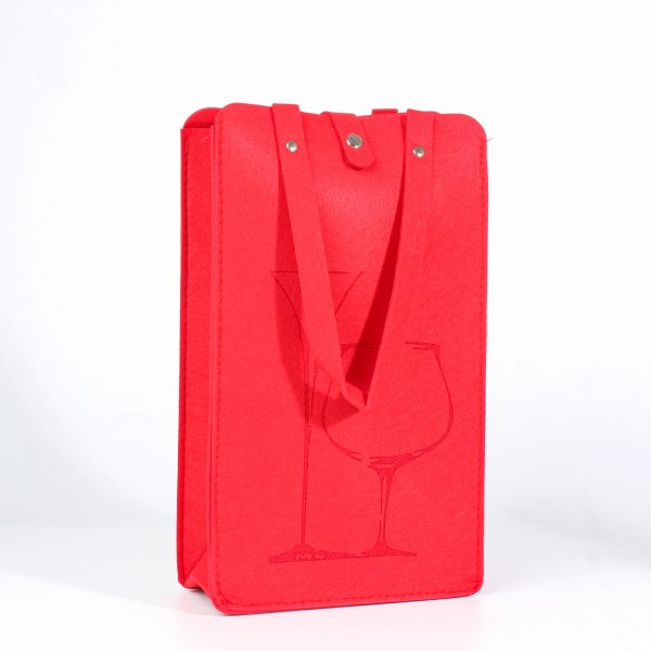 Premium Felt Wine Bags Custom with Handles - Image 6