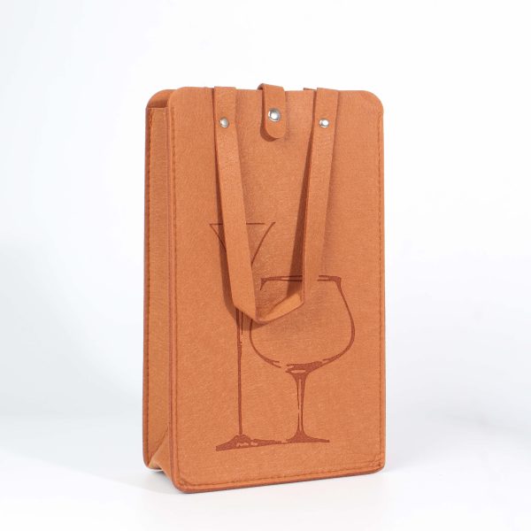Premium Felt Wine Bags Custom with Handles - Image 5