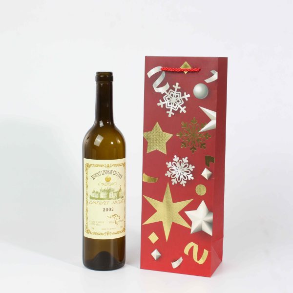 Beautiful Christmas Wine Gift Bags Wholesale by Jialan Packaging Factory - Image 4