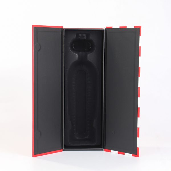 Customized Luxury Red Wine Gift Box With Single&Double Bottle - 图片 4