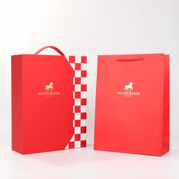 Customized Luxury Red Wine Gift Box With Single&Double Bottle - 图片 2