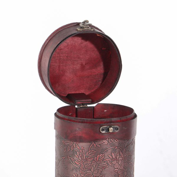 European Retro Cylindrical Wooden Wine Box Customization - Image 4