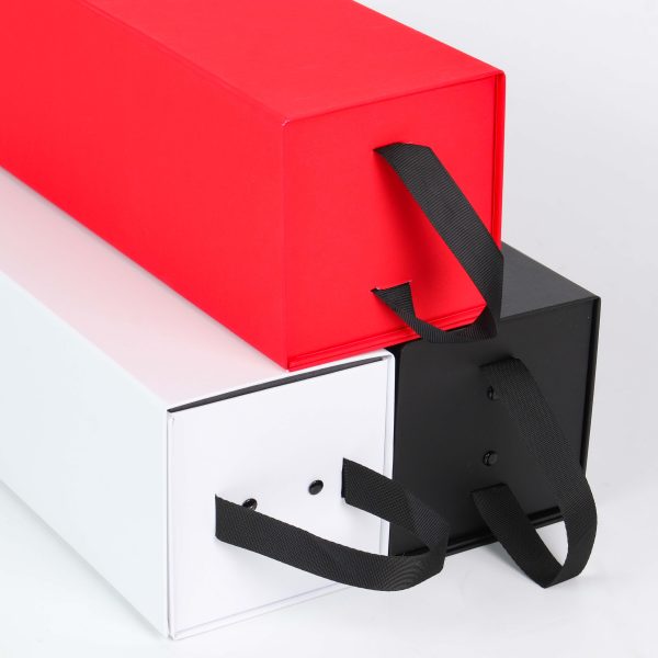 Economical Collapsible Cardboard Wine Box Custom With Three Colors - Image 9