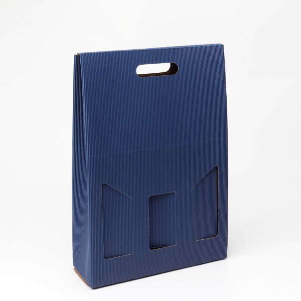 Eco-friendly Wine Shipping Boxes Custom With Handle-Single, Double & Triple Bottle Options - Image 4