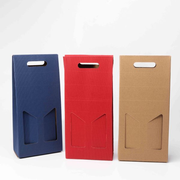 Eco-friendly Wine Shipping Boxes Custom With Handle-Single, Double & Triple Bottle Options - Image 6