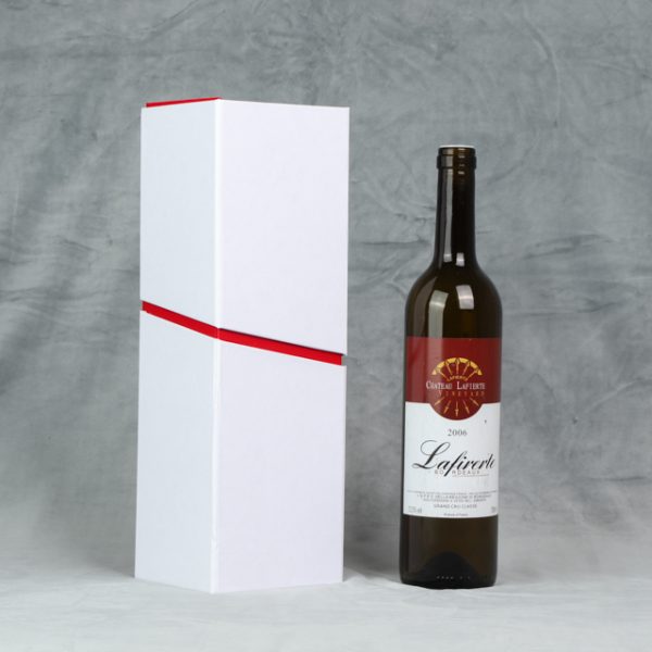 Custom Fashion Foldable Magnetic Wine Boxes For Single Bottle - Image 6