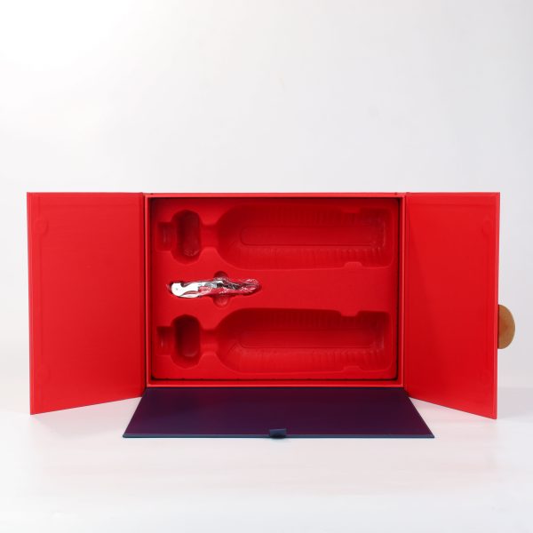 Luxus Wein Geschenkboxen benutzerdefiniert für das neue Jahr