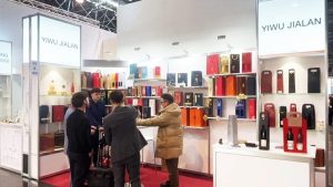 Jialan Package showcasing OEM wine gift boxes and custom wine cases at ProWein Germany March 2025