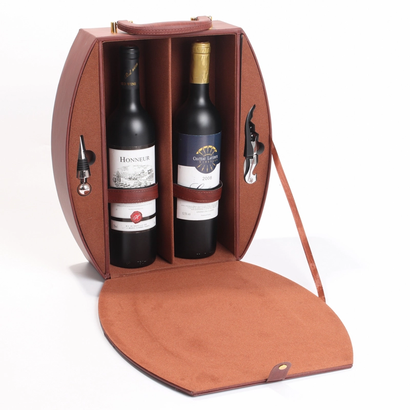 the dual bottle security of the wine box