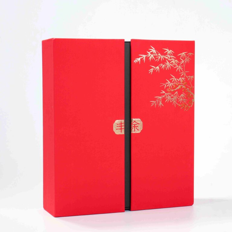 2026 New Style Festive Gift Set Two-Bottle Red Wine Gift Box with bag
