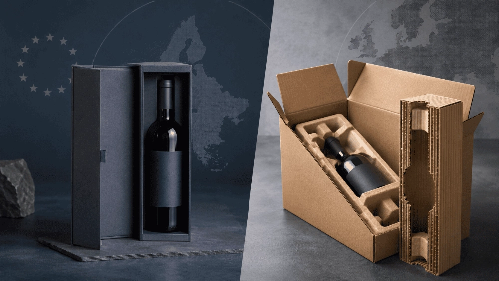 Cardboard wine boxes vs Corrugated Wine Boxes Which Is Better for the EU Market