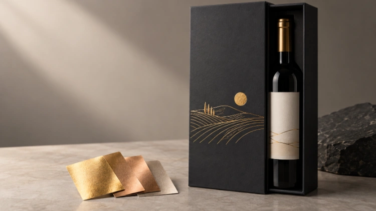 Wine Box Foil Stamping Guide Foil, Artwork, and Production Checks