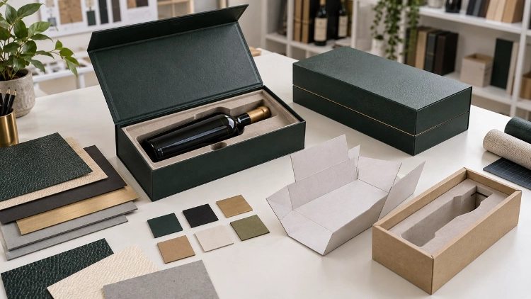 custom luxury wine packaging specification