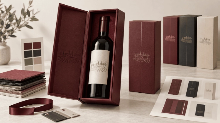 Wine Box Repeat Order Guide Color, Materials, and Batch Control